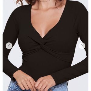 Forever 21 Twist-Front Bodysuit